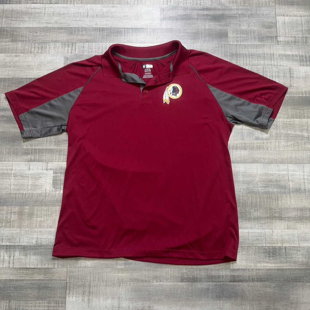 Washington Redskins Shirt Polo Mens XL NFL Football Team Apparel EUC